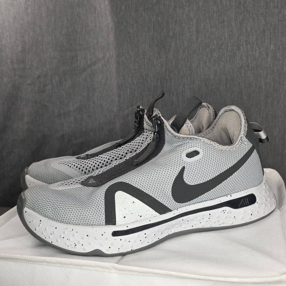 NIKE PG 4 TB MEN SIZE 7.5 GREY & ANTHRACITE NEW BASKETBALL COMFORTABLE